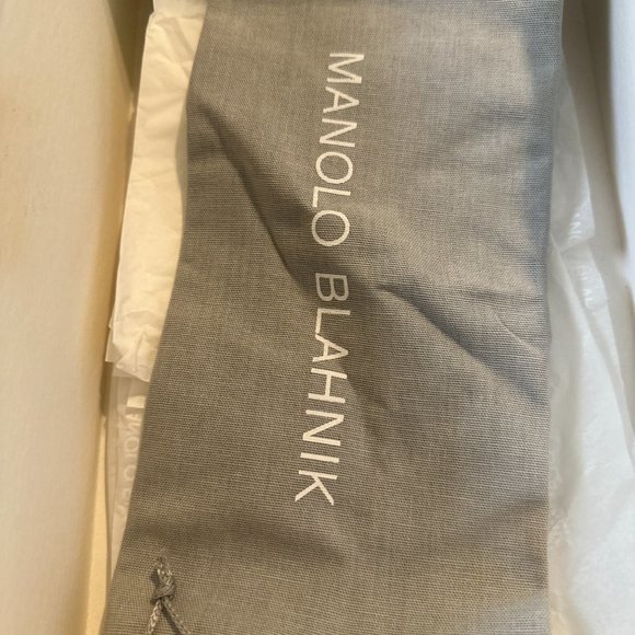 Manolo Blahnik Nude Patent Leather Heels - Picture 2 of 6